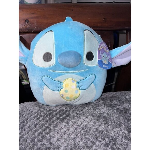 NWT SQUISHMALLOWS Disneys STITCH Easter Egg RARE HTF Exclusive 2023 Plush - Picture 3 of 8